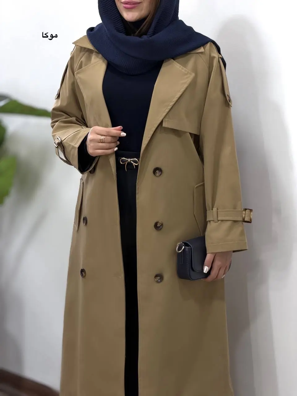 ترنچ کت بلند آستردار نورا 2